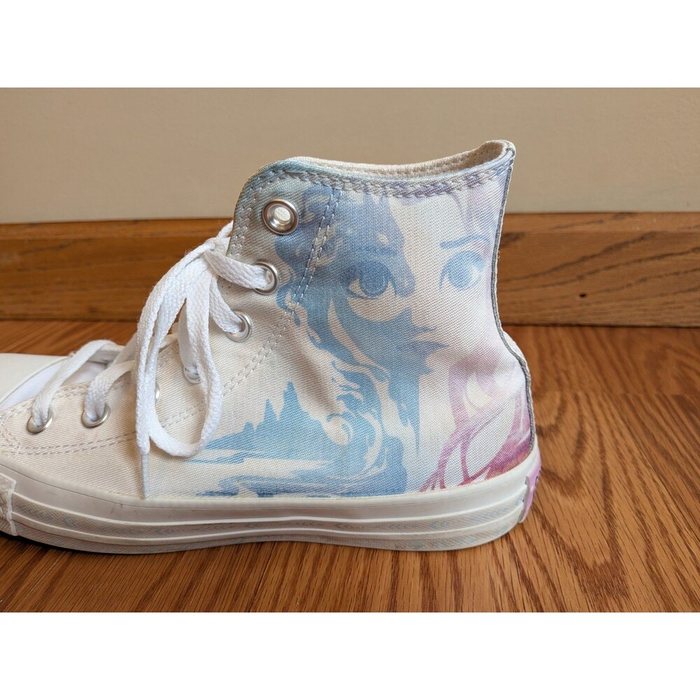 Converse All Star Disney Frozen 2 Movie Elsa Hi-Tops Chuck Taylor Womens Size 8 - Picture 10 of 13